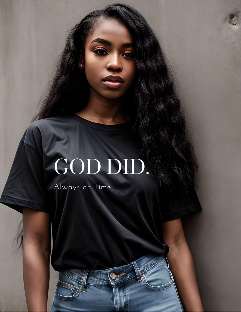 God Did - Always on Time – Oh-She-Cute